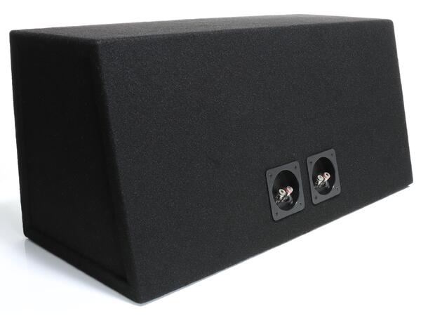 Audio System dobbel 10" basskasse Tom lukket basskasse på 2x23 liter 