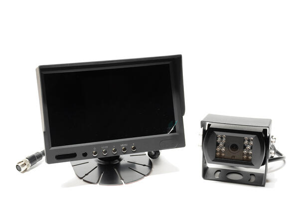 AutoView MK-70 ryggekamera pakke 7" skjerm 20m systemkabel IP68 kamera 