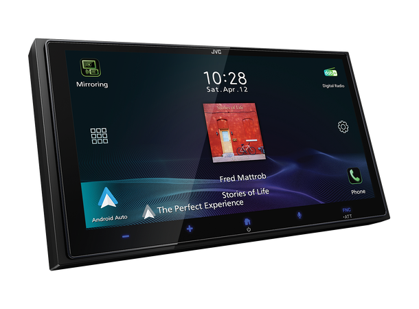 JVC KW-M795DBW - hovedenhet 2DIN 6,92" skjerm,CarPlay,Android Auto,HDMI 