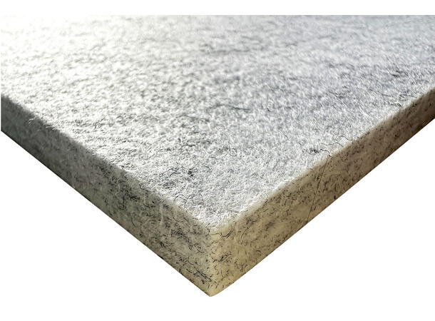 Lydabsorberende fliser SØLV GRÅ 600 x 600mm 12mm (20stk / 7,2 m²) 