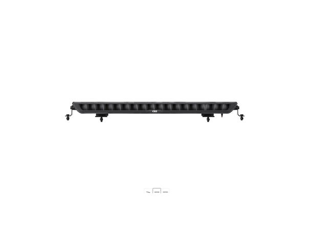 OZZ XB1 P27" fjernlys ledbar kurvet ledbar kurvet m/posisjonslys Sort hus 