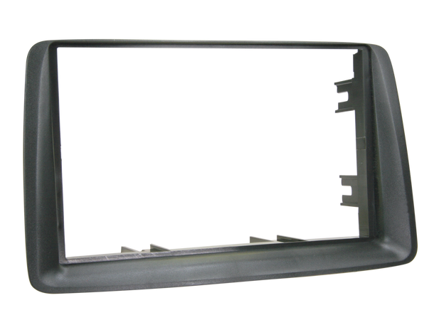 2-DIN monteringsramme, Fiat Panda 2003 - 2013, Sort 