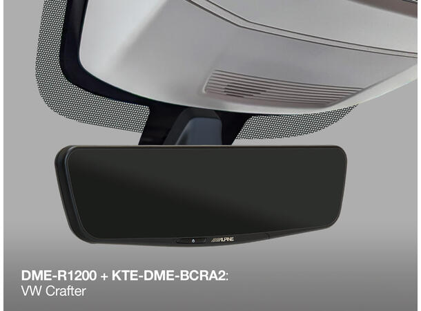 Alpine KTE-DME-BCRA2 - speilfeste for DME-R1200 VW T6.1 Crafter 2 TGE 23- 