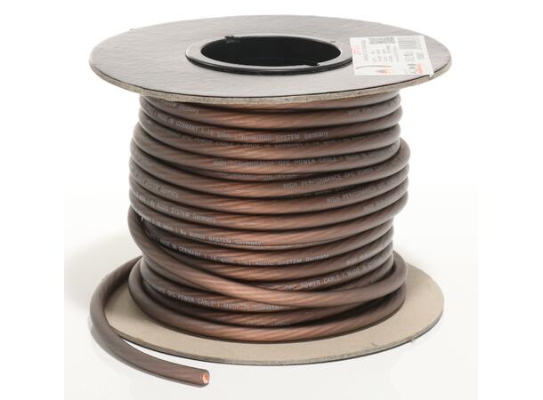 Audio System 16mm² OFC strømkabel Sort 25m rull 