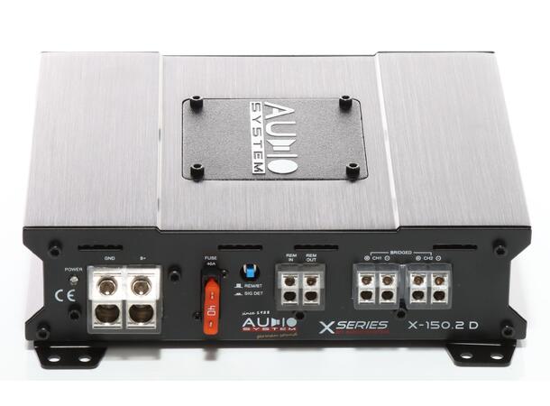 Audio System 2  kanals forsterker 2x150 Watt RMS 