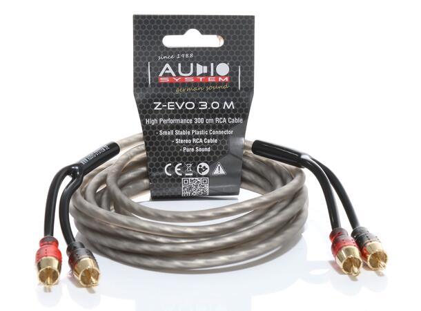 Audio System Z-EVO 30M, RCA kabel Signalkabel 300cm 