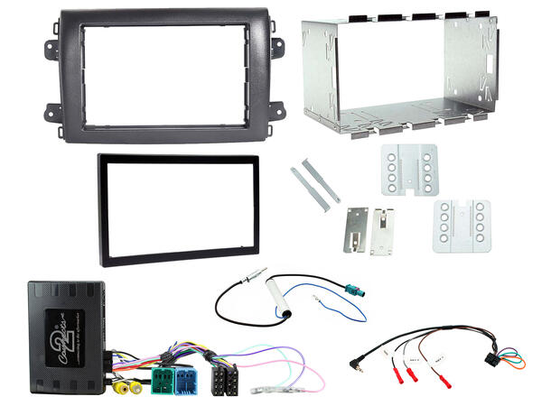 Connects2 Komplett monteringskit 2-DIN Fiat Ducato 8 Series 2021-> 