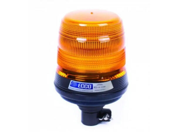 ECCO LED varsellys m/fleksibel fot pigg feste 12/24V 
