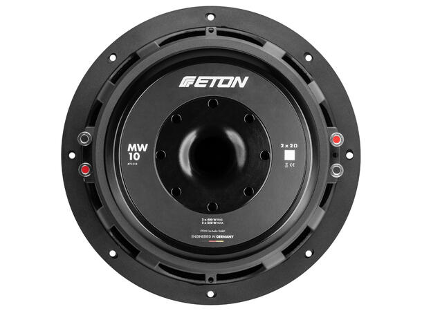 Eton ET-MW10 - 10" bass 10" 2 ohm  DVC, 800 Watt RMS 