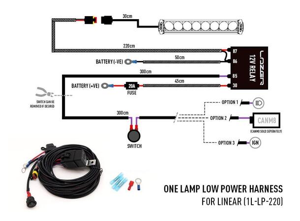 Lazer Roof Kit D-Max 2017+ med rails, Linear 36