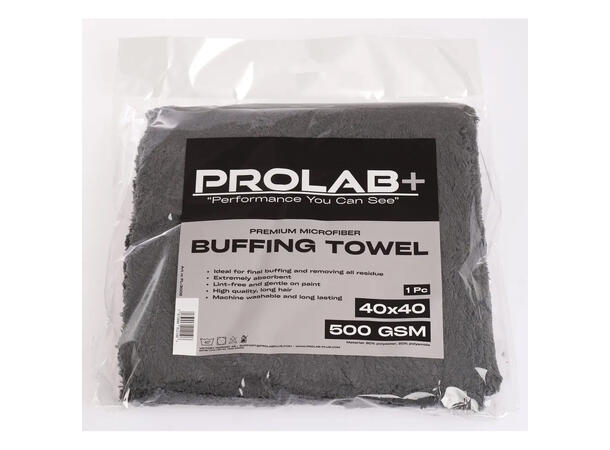 Prolab+ Buffing towel 500 GSM, 40x40 