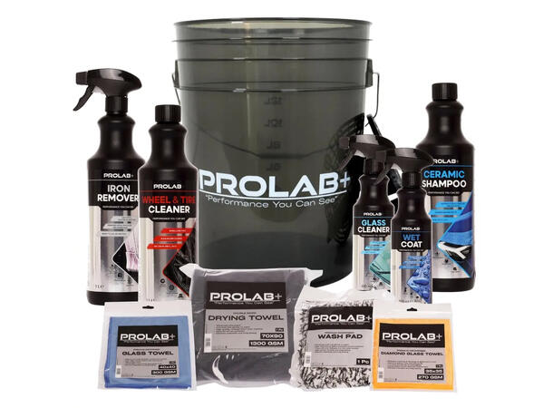 Prolab+ Komplett vaskepakke Alt du trenger til en ren bil 