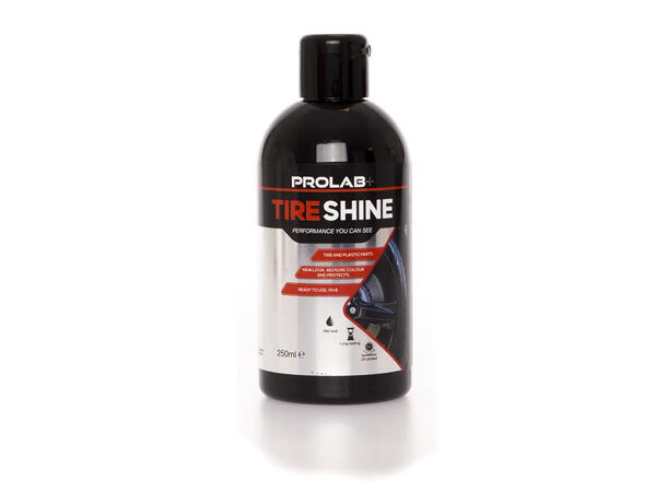 Prolab+ Tire shine Dekkfornyer med UV-beskyttelse 250ml 