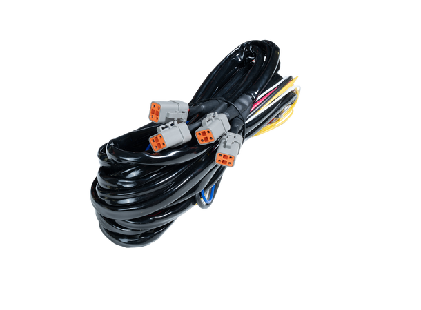 Relékabelsett DTP-4 X4 12V 80A Relé For 4 lamper, 12 volt, DTP-4 
