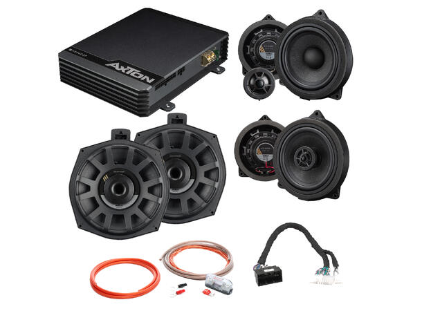 AXTON Lydoppgradering til BMW F30 | DSP & Plug & Play Pakke