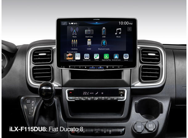Alpine iLX-F115DU8 – 11" hovedenhet til Fiat Ducato 8