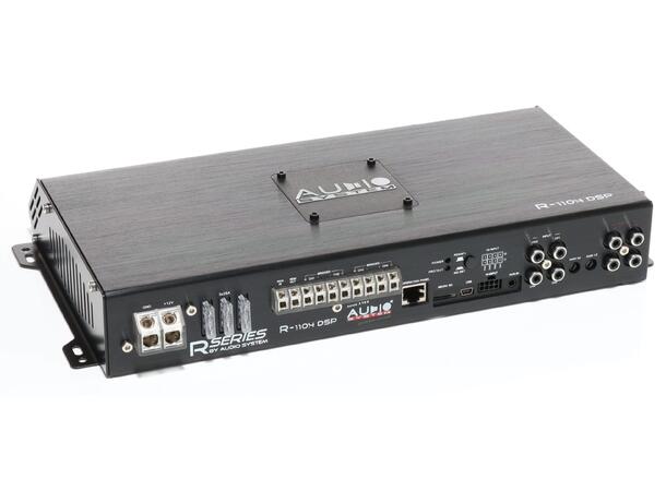 Audio System 4 kanals forsterker med DSP 4 x 110 Watt RMS, BT 