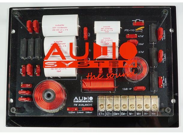 Audio System Avalanche 165-2 Avalanche serien, 6 1/2" komponentsett 