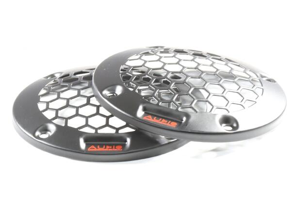 Audio System GI80M, universal 3" grill Solid, sort matt grill, 80 mm 