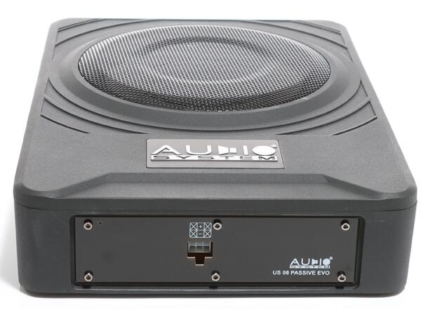 Audio System US-serien, 8" Passiv undersete subwooferkasse 
