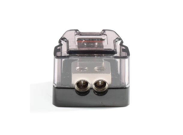 Audio System strømfordeler 1 x 20 mm² inn, 2 x 10 mm² ut 