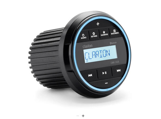Clarion CMM-10GR mediaspiller (IP66) Blåtann,USB,4x20W,2 soner (Ikke DAB) 