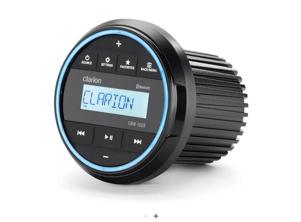 Clarion CMM-10GR mediaspiller (IP66) Blåtann,USB,4x20W,2 soner (Ikke DAB) 