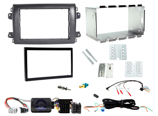 Connects2 Komplett monteringskit 2-DIN Fiat Ducato 8, 2021-> 