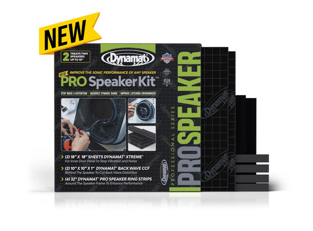 Dynamat PRO Speaker kit Xtreme + Back Wave CCF + Ring Strips 