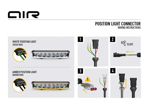 LAZER AIR-90 LED-bar 6229 lumen med R65 varsellys