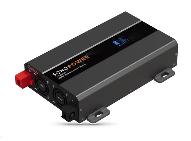 Sonopower strøminverter 3000W Omformer, 24V->230, ren sinus kurve 