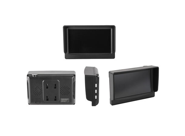 ACV Trådløs ryggekamerapakke 4,3" Monitor og ryggekamera 