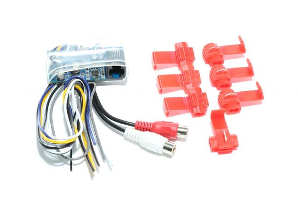 AUDIO SYSTEM HLC2 EM RTC 12/24V 2-veis høy/lavnivå adapter 12-24Volt 