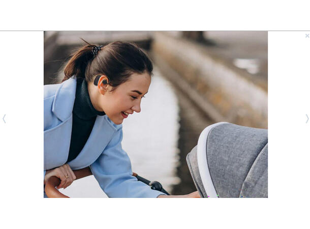 Alpine trådløse hodetelefoner Open-Ear hodetelefoner 