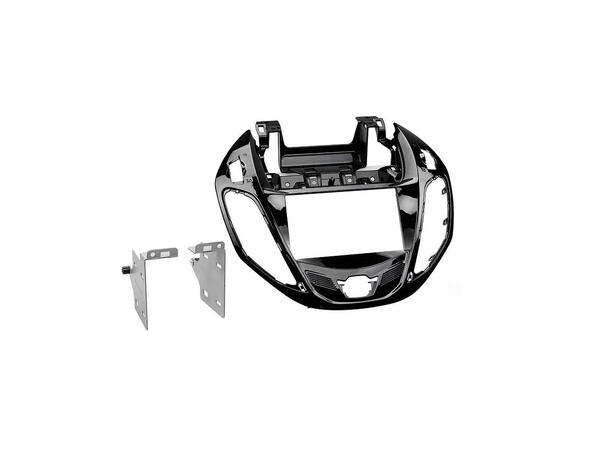 Connects2 Monteringsramme 2-DIN Ford Transit Curier,Sort blank utførelse 
