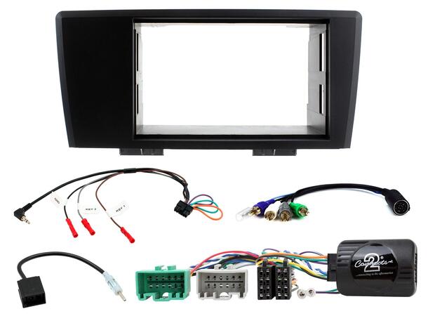 Connects2  Komplett monteringskit 2-DIN Volvo S60/V70 2000-2004, med forsterker 
