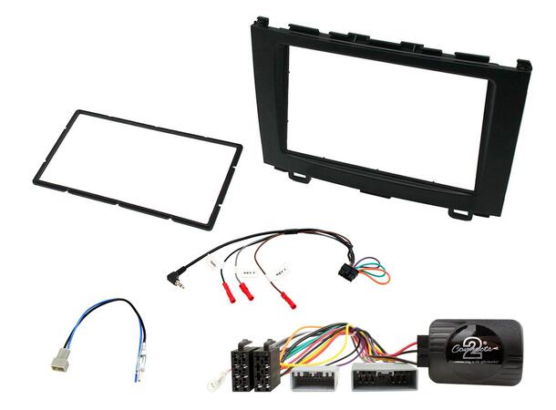 Connects2 komplett monteringssett, 2-DIN Honda CR-V 2007-2009, sort 