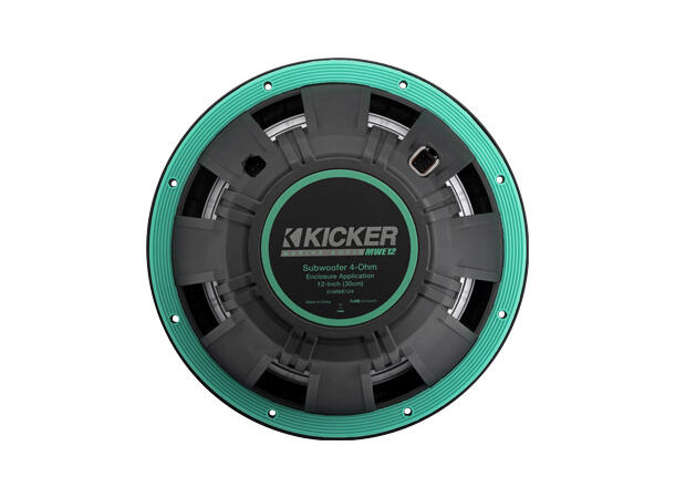 Kicker MWE124 - subwoofer 4ohm (for kabinett) 