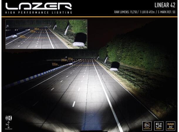 Lazer Roof Kit Amarok 2010+ uten rails, Linear 42
