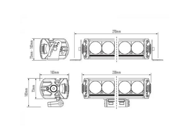 Lazer grillkit Toyota Hilux Invincible X 2021+ | TR750