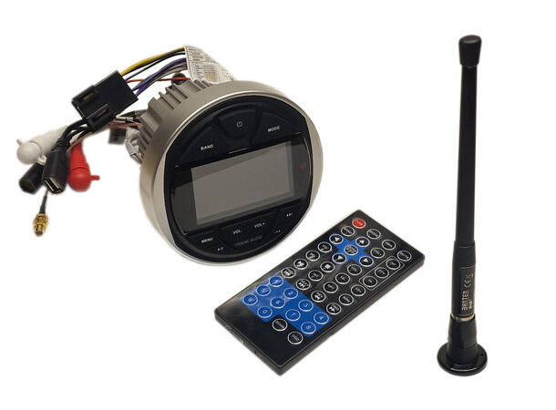 Marine Stereo med DAB+, Bluetooth, USB & Banten Antenne | Audiocom