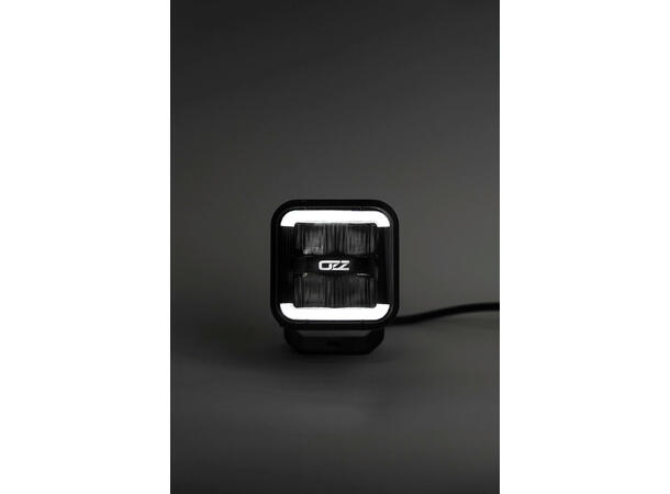 OZZ SQR 3" LED fjernlys 3500 lumen | Sort