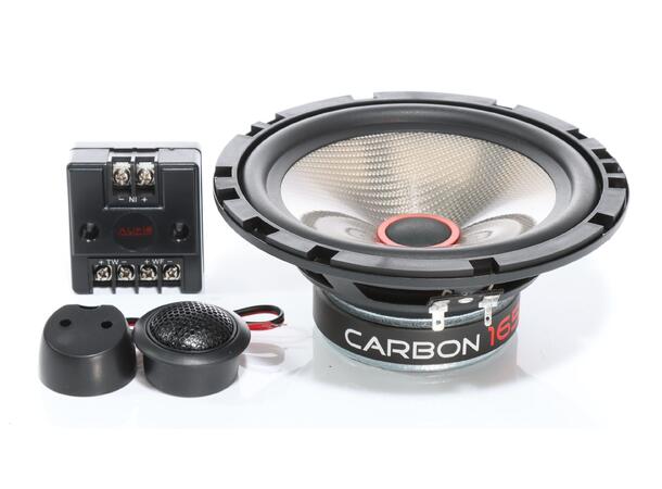 Audio System CARBON 165 Carbon serien, 6 1/2" komponentsett 
