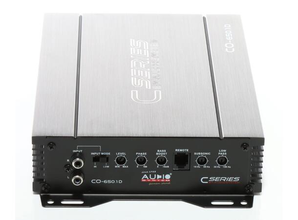 Audio System mono forsterker 1x400WRMS @ 4 ohm, 1x650WRMS @ 2ohm 