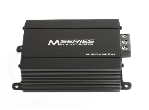 Audio Systeme M-600.4MD24 - forsterker 24volt 4x85Watt, 2x300 Watt 