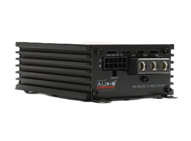 Audio Systeme M-600.4MD24 - forsterker 24volt 4x85Watt, 2x300 Watt 