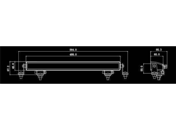 LUXTAR Twilight 300W LED-bar 18140 lumen