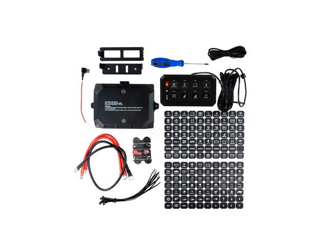 Lumen kontrollpanel 8 knapper med strømfordeling 