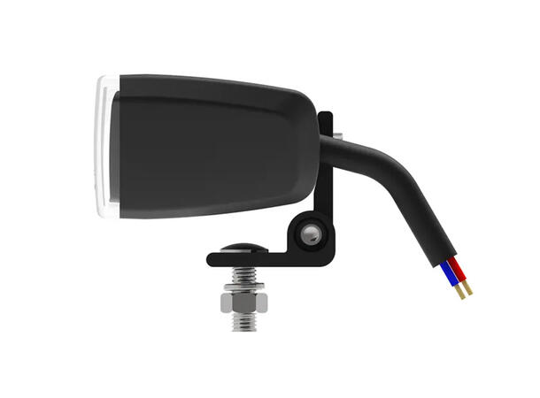 OZZ Ryggelys Led m/varsellys AR/R65-godkjent Sort hus 