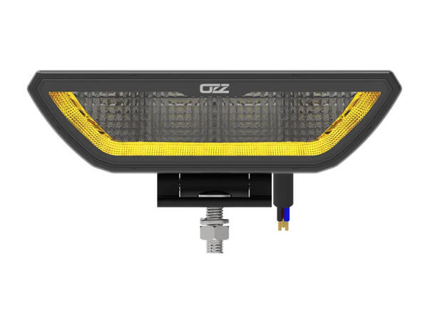 OZZ Ryggelys Led m/varsellys AR/R65-godkjent Sort hus 